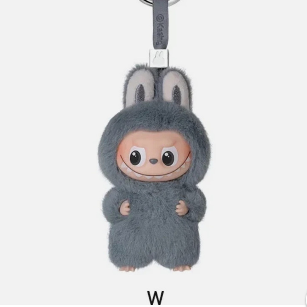 Letter W - New V4 THE MONSTERS LABUBU PIN FOR LOVE SERIES VINYL PLUSH PENDANT